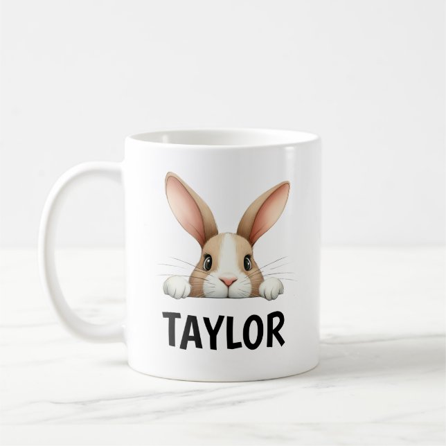 Enfants Mug de Pâques Cadeau de Pâques Nom personn (Gauche)