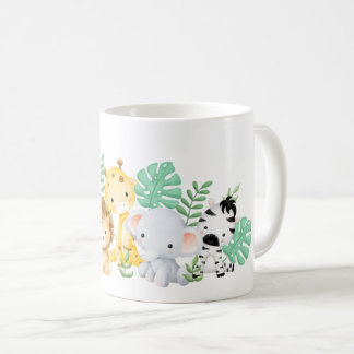 Enfants Mug fête d'anniversaire aquarelle animal