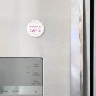 Enfants Nom de l'oeuvre Confetti Dots Magnet