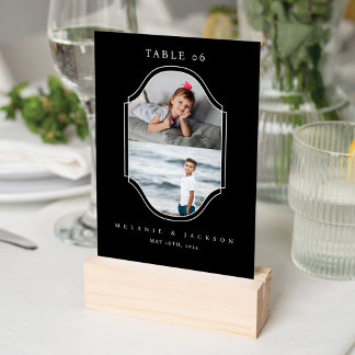 Enfants Numéro de table Amusants Mariage Couple's 