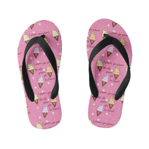 Enfants Paire de crème glacée de tongs