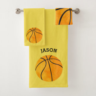 Enfants Personnalisé Basket-ball Sports Jaune