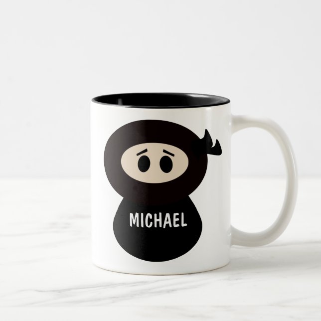Enfants personnalisés Ninja Mug (Droit)