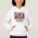 Enfants photos et textes personnalisés<br><div class="desc">Photo personnalisée et texte mignon Enfants Sweat - shirt à capuche,  disponible pour les garçons et les filles.</div>