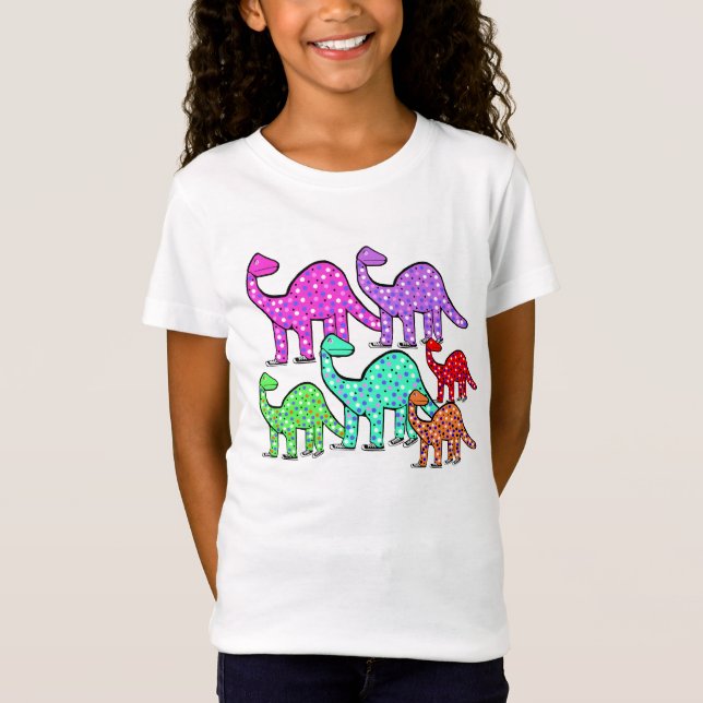 Enfants pourpres et cadeau mignon de T-shirt rose (Devant)
