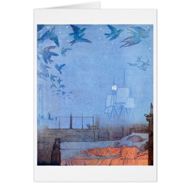 Enfants rêvant des oiseaux et des voiles (Devant)