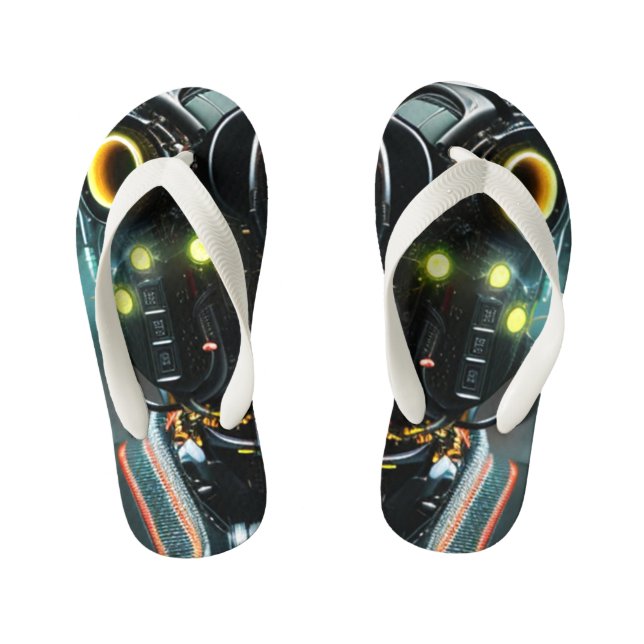 Enfants Robot 3 tongs pour tout-petits (Semelle)