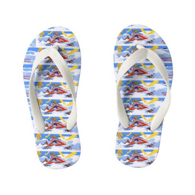 Enfants Surf Les tongs du triangle Bermuda (Semelle)