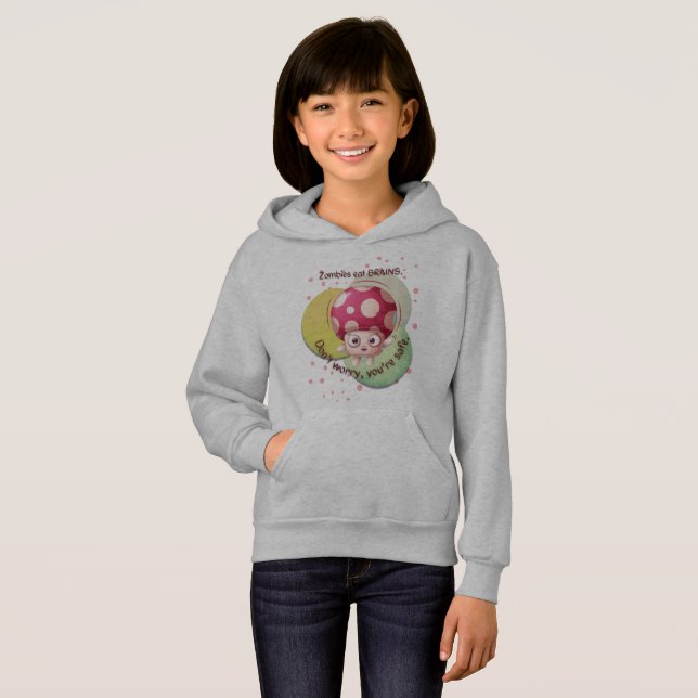 Enfants Sweatshirt / Tshirt drôle Design de champi (Devant entier)
