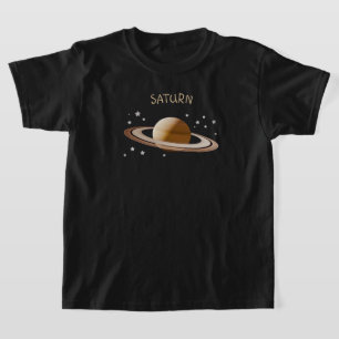 Enfants T-Shirt Planet Saturn.
