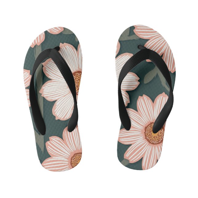 Enfants tongs de fleurs (Semelle)