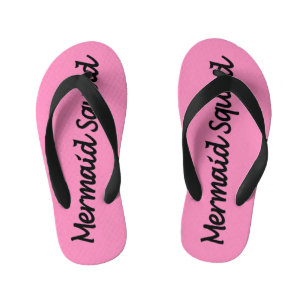 Enfants Tongs roses de Mermaid Squad