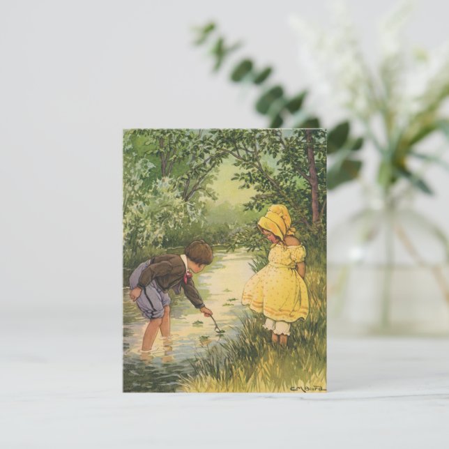 Enfants vintages, garçons et filles Jouer par Cree (Debout devant)