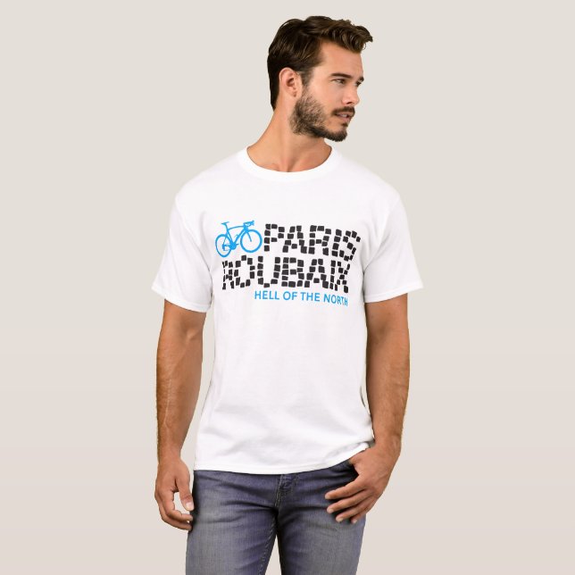 Enfer de Paris Roubaix du T-shirts de recyclage du (Devant entier)