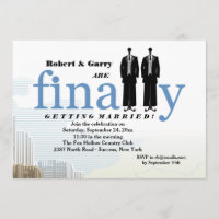 Enfin deux faire-part de mariage de smokings