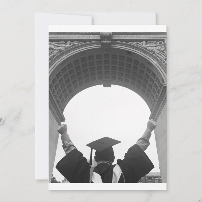 Enfin un diplômé ! Invitation (Devant)