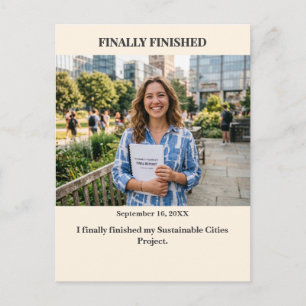 Enfin, une carte postale photo personnalisée termi