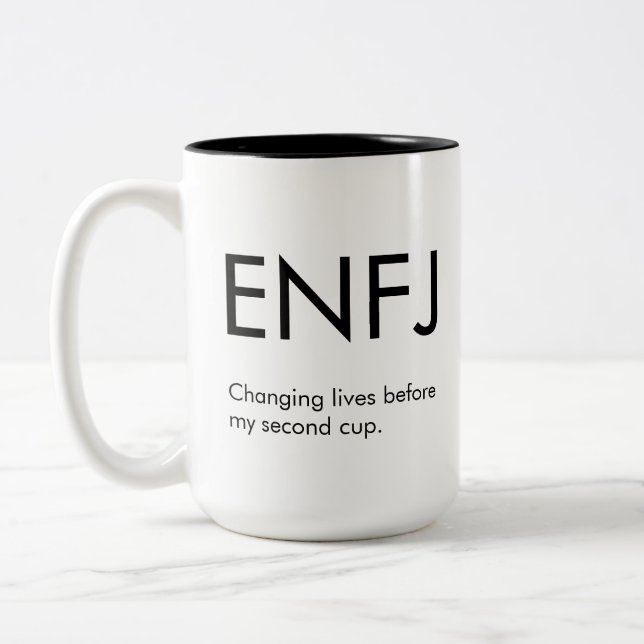 ENFJ Changer des vies Mug Cadeau (Gauche)