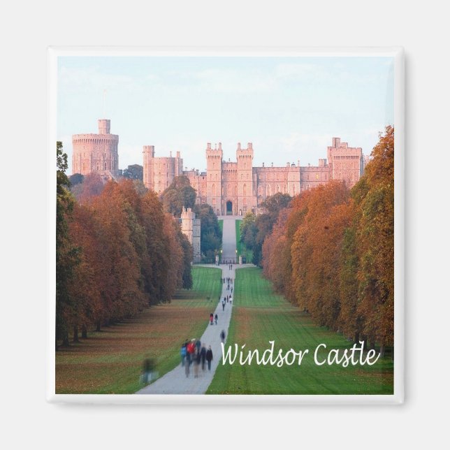 ENG062 WINDSOR CASTLE, Angleterre, Frigo Magnet (Devant)