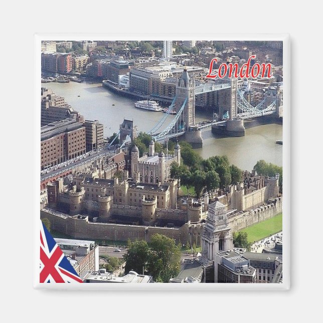 ENG064 LONDRES Panorama, Angleterre, Fridge Magnet (Devant)