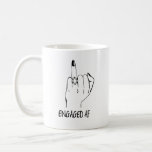 Engagé AF Bride anneau doigts Totes Engagé Mug<br><div class="desc">Engagé AF Bride anneau doigts Totes Engagé Mug</div>