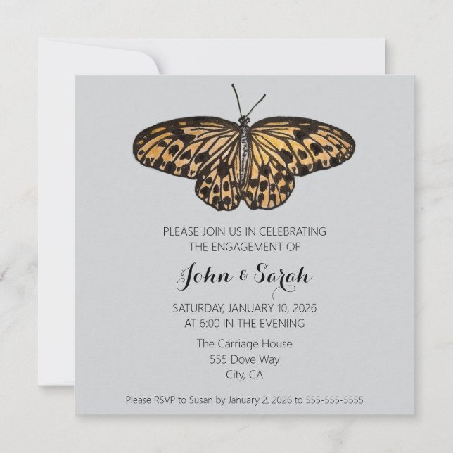 Engagement Party Invitation (Devant)