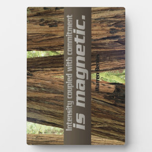 Engagement Plaque photo inspirante