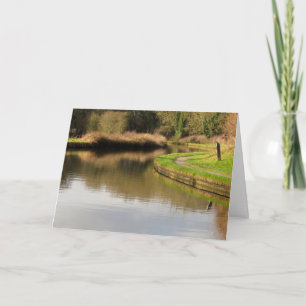 England Canal Water Paysage Carte de voeux