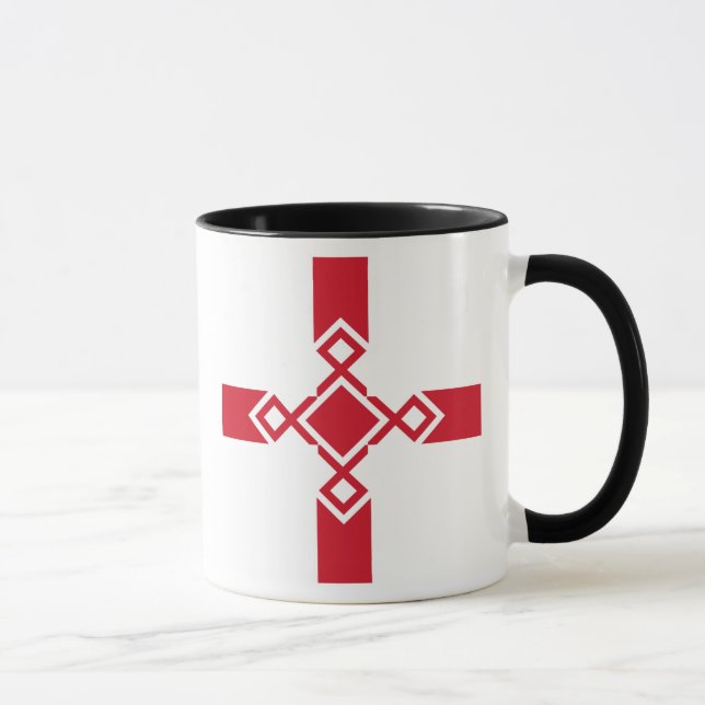 England Mug - Anglo-Saxon Rune Cross (Droite)