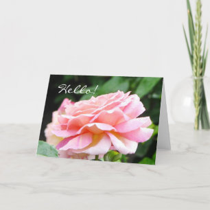English Garden Tea Rose Carte de voeux