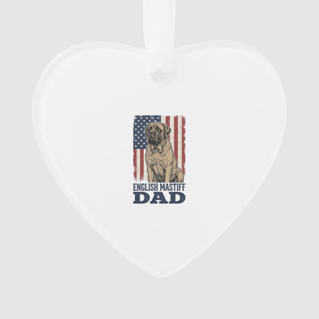 English Mastiff Dad Patriotic Vintage Dog Design_1 (devant)