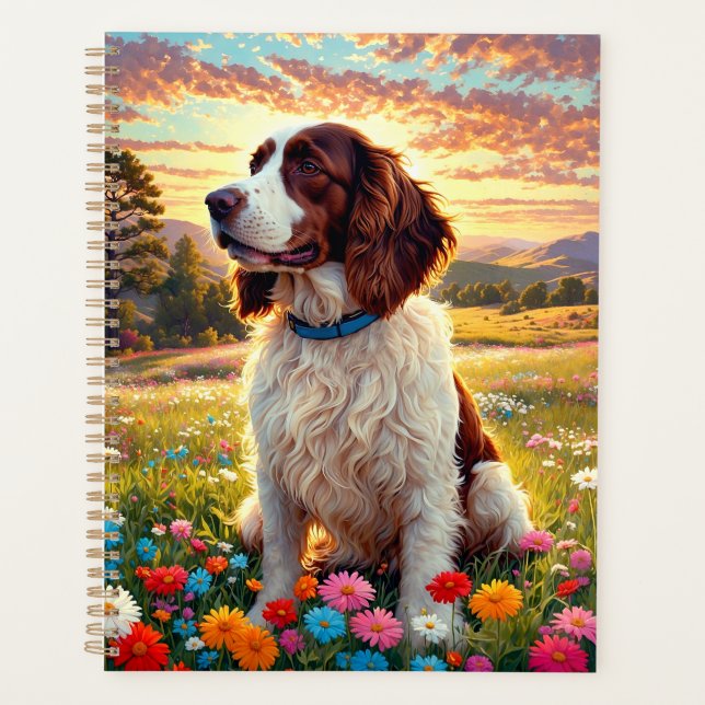 English Springer Spaniel dog (Devant)