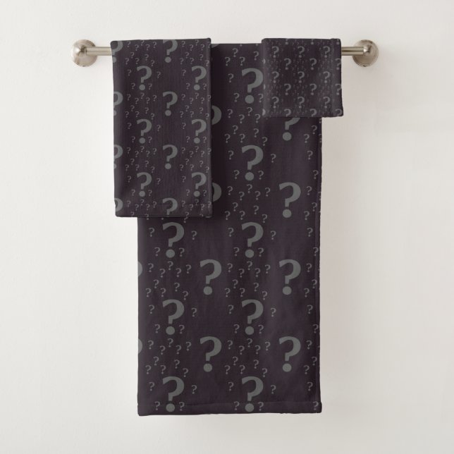 Énigme point d'interrogation puzzle gris (En situation)