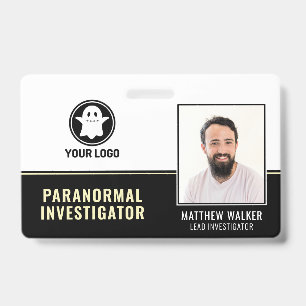 Enquêteur paranormal Chasseur de fantômes Badge de