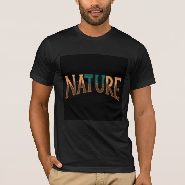 Enraciné dans la nature - Conception de T-shirt te (Devant)