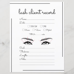 Enregistrement client Lash du logo du script de bo