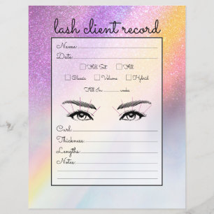 Enregistrement client Rainbow Holograph Parties sc