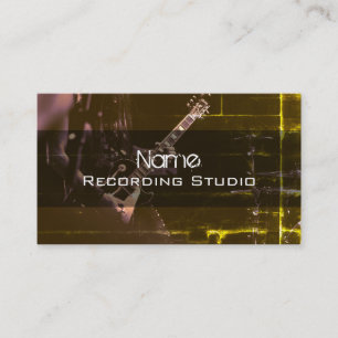 Enregistrement du Carte de visite Studio