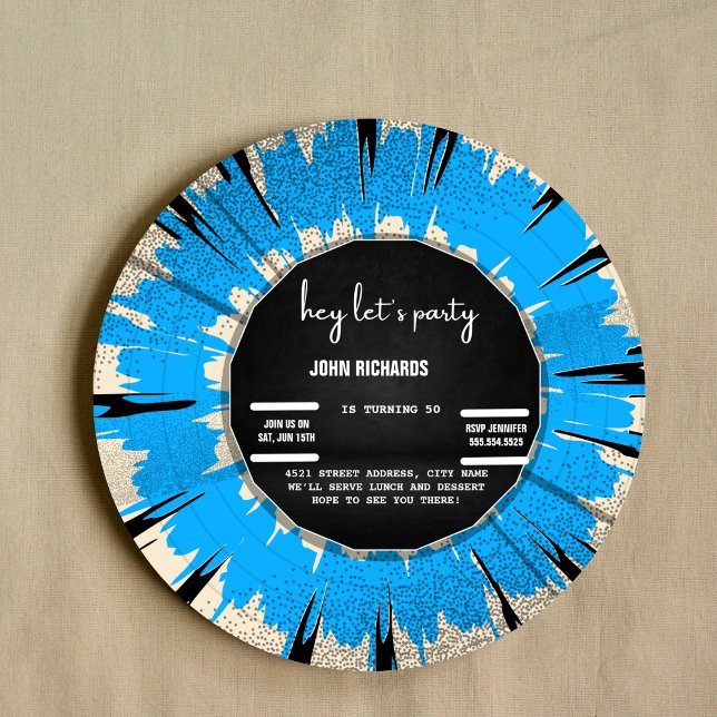 Enregistrement vintage Invitation d'anniversaire (Créateur téléchargé)