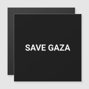 Enregistrer Gaza noir blanc carte magnétique du te