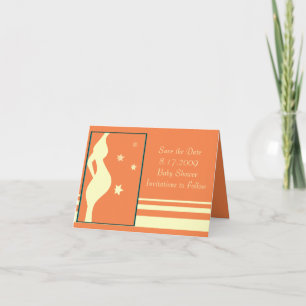 Enregistrer la carte Baby shower de date - Customi