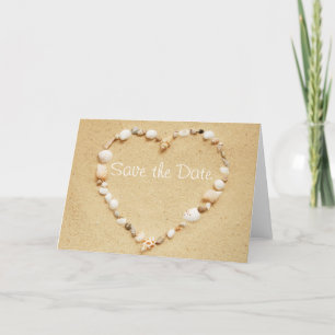 Enregistrer la carte Coeur Date Seashell