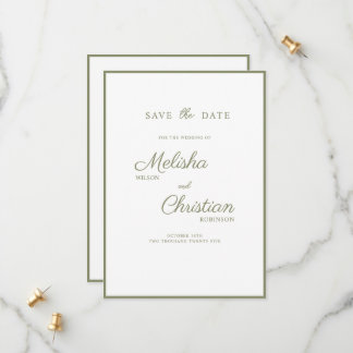 Enregistrer la carte Date pour un mariage.