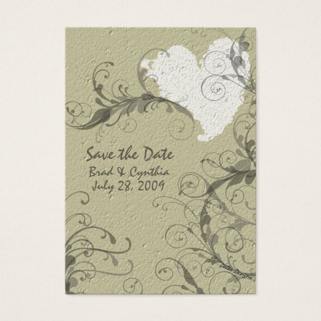 Enregistrer la carte de date (Devant)