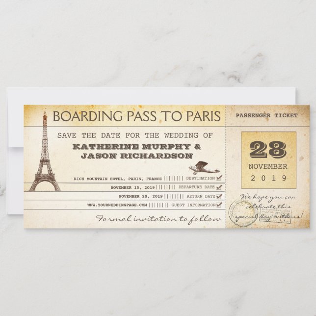 enregistrer la carte d'embarquement à paris france (Devant)