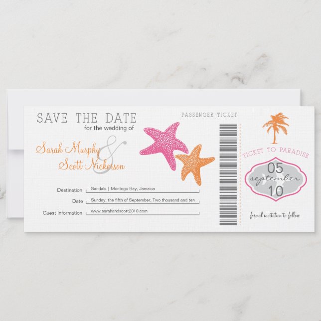 Enregistrer la carte d'embarquement de date (Devant)