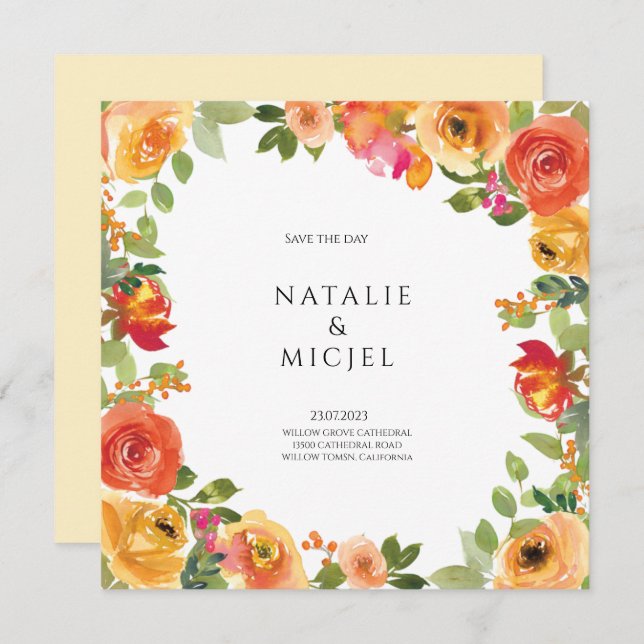 Enregistrer la carte jour (Devant / Derrière)