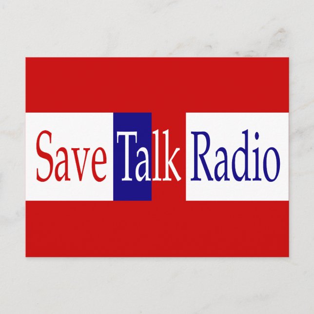 Enregistrer la carte postale de la radio Talk (Devant)