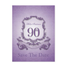 Enregistrer la date 90e Anniversaire Carte postale