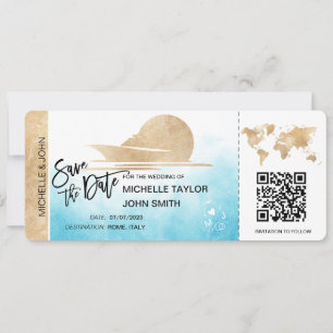 Enregistrer la date Carte de carte d'embarquement